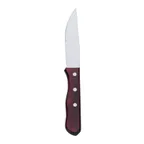 image of Browne USA 574341 - Vista 10" Steak Knife, Stamped, Pakkawood, 18/0 Stainless Steel Blade - Dozen