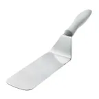 image of Browne USA 574364 - Steel Turner, 14½" OAL, 8" x 3" Blade, White Nylon Handle, NSF