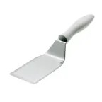 image of Browne USA 574378 - Steel Turner, 10‑7/10" OAL, 4½"×3" Blade, White Nylon Handle, Heat‑Resistant