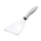 image of Browne USA 574380 - Grill Scraper, 4" Wide Steel Blade, White Nylon Handle Heat‑Res, NSF