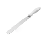 image of Browne USA 574386 - Spatula, 11" x 6" x 1" Steel Blade, White Nylon Handle, Heat‑Resistant 446°F, NSF