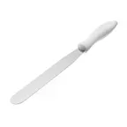image of Browne USA 574388 - 13" Spatula, 8" L x 1.3" W Carbon Blade, White Nylon Handle, Heat‑Res 446°F, NSF