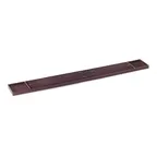 image of Browne USA 57486812 Bar Mat – 27" L x 3-3/10" W Rectangular Rubber Drainer with Wells at Both Ends