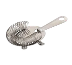 image of Browne USA 57507 Bar Strainer - 6" Diameter, 4-Ear Stainless Steel Body & Spring, Bartending Tool