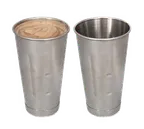 image of Browne USA 57510 Malt Cup, 30 Oz, 4" Dia x 7" H, Reinforced, Satin, Stainless Steel