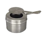 image of Browne USA 575126-5 Chafer Fuel Holder, 3-1/2" Cover, Fits All Browne Chafers, Stainless Steel