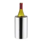 image of Browne USA 57513 Wine Cooler, 50 oz 1 Bottle Double-Wall, 4.5" Dia x 7.8" H, 18/10 Stainless Steel