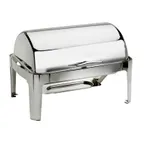 image of Browne USA 575137 Cadence Chafing Dish, 9‑Qt Rect, 26½" x 21½" Stainless Steel, Vented Roll Top