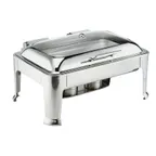 image of Browne USA 575162 Chafer 9‑Qt Rectangular, 26½" L x 21½" W x 17½" H, Stainless Steel, Hinged Cover