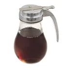 image of Browne USA 575190 Syrup Dispenser, 14 oz, 3½" Dia × 6" H Glass Jar, Chrome Top & Handle - Dozen
