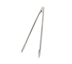 image of Browne USA 57529 Utility Tongs - 16" Spring, Scalloped, 0.5 mm, Stainless Steel, Non-Coated Handle