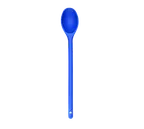 image of Browne USA 57538203 - Serving Spoon, 12" Nylon Spoon, Blue Handle, Heat Resistant 390°F (200°C)