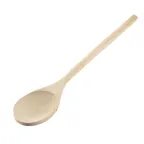 image of Browne USA 575388 Wooden Spoon Spatula, 18" Length, 5/8" Bowl, Alpine Beechwood