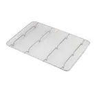 image of Browne USA 575519 Wire Pan Rack Grate, Full‑Size 24" x 16" x 1‑3/10" Footed, Nickel‑Plated Wire Mesh