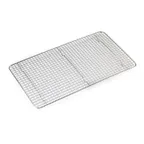 image of Browne USA 575527 Wire Rack, 18" x 10" Pan Grate, Nickel‑Plated Steel Wire, Fits Full‑Size Pan