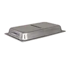 image of Browne USA 575532 Full Rectangular Chafer Dome Cover 21‑1/2"×13"×2‑4/5" Hinged 18/8 Stainless Steel