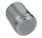 image of Browne USA 575698 Dredge Shaker, 12‑22 oz, 2‑3/4" Dia x 3‑7/8" H, 1.9 mm Holes, Stainless Steel Lid