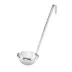 image of Browne USA 575708 Optima Ladle, 8‑Ounce, 13" Length, Stainless Steel Mirror, Grooved, 1.0 mm