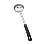image of Browne USA 5757230 Portion Control Spoon - 3 oz, 10-4/5" Stainless Steel, Black Plastic Handle