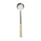 image of Browne USA 5757430 Portion Spoon – 3 oz, 10-4/5" Length, Beige Handle, Steel, Heat‑Resistant 392°F