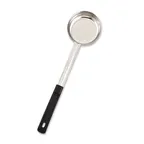 image of Browne USA 5757460 Portion Control Spoon - 6 Oz Steel Solid, Black Handle, 10-4/5" Heat-Resist 392°F
