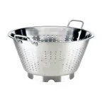 image of Browne USA 575952 Colander, 16‑Qt, 16½" Diameter, Stainless Steel Mirror, Looped Handles