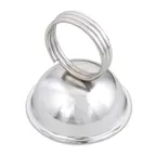 image of Browne USA 57596 Menu Card Holder, 2.25" (5.7 cm) Nickel Plated Steel Base, H ≤3", W 1‑4", - Dozen