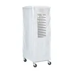image of Browne USA 57913401 Bun Pan Rack Cover, 23"W x 28"D x 62"H, White PVC Coating