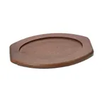 image of Browne USA 5811061 Steak Platter Underliner, Oval 8-3/10" x 12" Hardwood, Kiln‑Dried, Fits 5811561