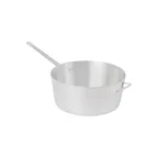 image of Browne USA 5813911 Tapered Sauce Pan, 10-1/4 Qt 12-3/10" Dia x 5.5" H, Aluminum, Handle