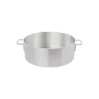 image of Browne USA 5814424 Thermalloy Brazier, 17" x 6.3" 24‑Qt Aluminum, Riveted Handles, Multi‑Fuel, NSF