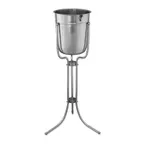 image of Browne USA 69502 Wine Bucket Stand, 30" Chrome Plated Stainless Steel, Bar Service Cooler Stand