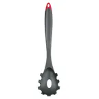 image of Browne USA 7112312 Pasta Server, 11-1/4" Heat‑Resist 480°F (250°C), Black Fiberglass Red Hanging Loop