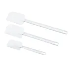 image of Browne USA 71777 Scraper Spatula, 16.3" Length, White Handle, Plastic Blade, Heat‑Resistant 200°F