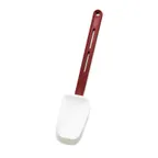 image of Browne USA 71785 Spoonula, 14" Red Silicone Blade, Polypropylene Handle, High Heat 500°F
