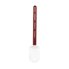 image of Browne USA 71788 Spoonula, 16.3" Red Silicone Blade, Handle, 500°F Heat, 15"-17" Length