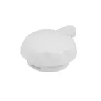 image of Browne USA 744220-1 Beverage Server Top, White ABS Plastic Lid, Standard 12" Diameter