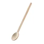 image of Browne USA 744566 - Alpine Beechwood Spoon/Spatula, 5/8" Dia x 16", Wax, 14"-17" Length