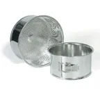 image of Browne USA 746060 Springform Pan – 7" Diameter x 3" Deep, Tin Plated Steel, Uncoated Polished