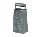 image of Browne USA 746127 Box Grater, 9" Height Round Handle, All Stainless Steel Construction
