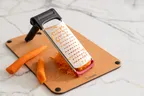 image of Browne USA 746811 Cuisipro SGT Grater – 11½" Coarse, Steel Blade, Poly Handle, Surface Glide, Cover