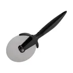 image of Browne USA 747073 Pizza Cutter, 9.75" Stainless Steel Wheel (4"), Plastic Handle, 9.4" L x 4" W