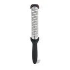 image of Browne USA 747165 Grater, 11½" Stainless Steel Blade, Poly Handle, Dishwasher Safe Cover