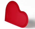 image of Browne USA 74736505 Scraper, 6" L x 4" W x 0.1" H, Red Plastic Handle/Blade, Dishwasher Safe