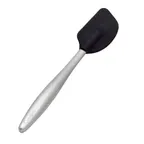 image of Browne USA 74737402 Piccolo 8" Spatula, Black Silicone Blade, Heat‑Resistant 425°F, Dishwasher Safe