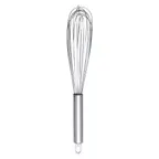 image of Browne USA 74767299 Piano Whisk, 12" Length, Handles, Steel Wires, Dishwasher‑Safe, Eyelet