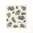 image of Browne USA 747946 Kitchen Towel – 20x17x0.2 cm Black Eco‑Cloth, 100% biodegradable, dishwasher safe, reusable
