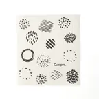 image of Browne USA 747947 Kitchen Towel, Eco‑Cloth 20 × 17 × 0.2 cm (7.87 × 6.7 in) Black Print, Biodegradable, Dishwasher Safe