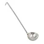 image of Browne USA 7741 Ultra Ladle –1 oz, 4"-9" Length, 2½ mm Thick,One-Piece 18/8 Stainless Steel