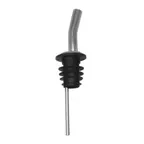 image of Browne USA 78767 Liquor Pourer - Taper Spout Free Flow Stainless Steel Silver No Collar Cork - 1 Dozen